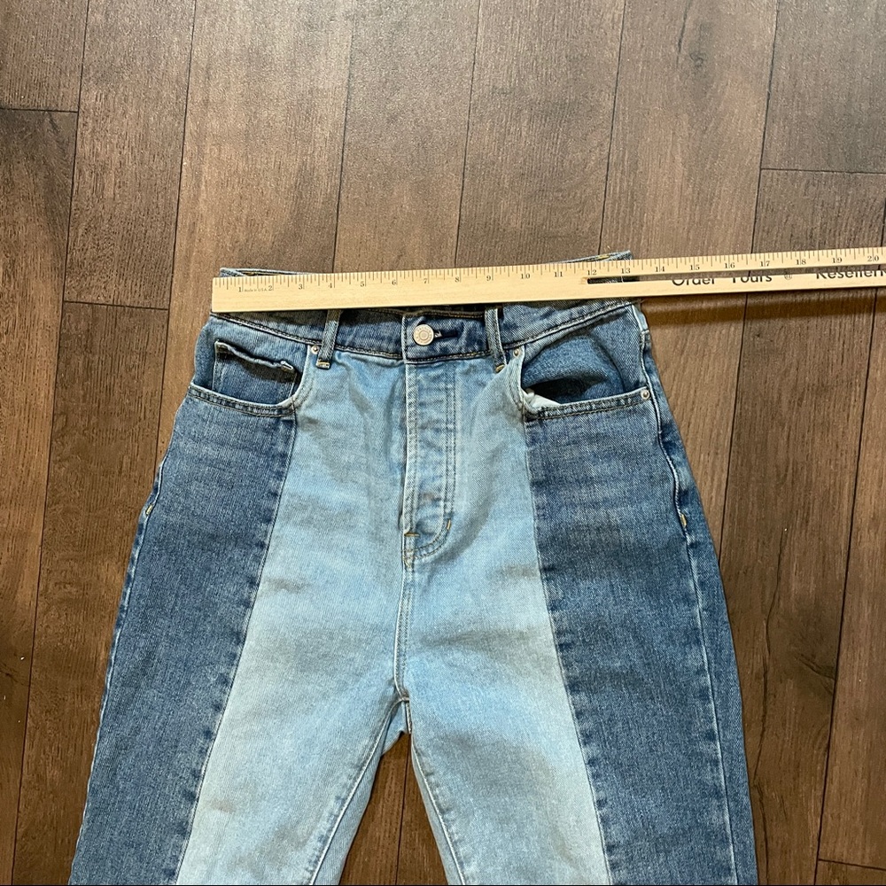 Pacsun Blue Denim Jeans Womens Size 26W x 24.5L - Picture 9 of 12